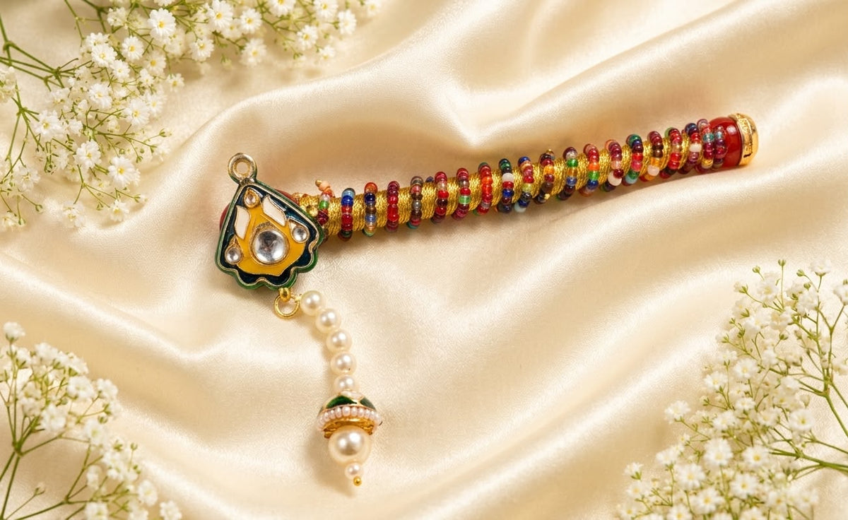 Handcrafted Krishna Bansuri – Multicolor