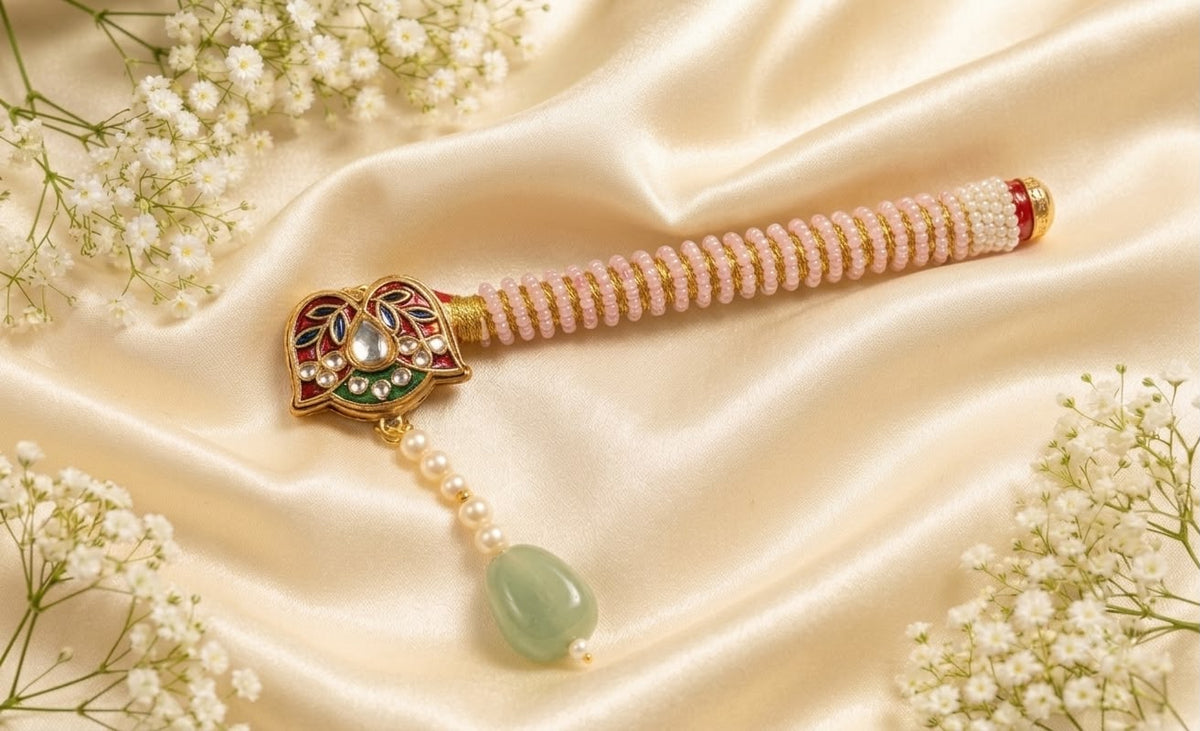 Handcrafted Krishna Bansuri – Olive Green